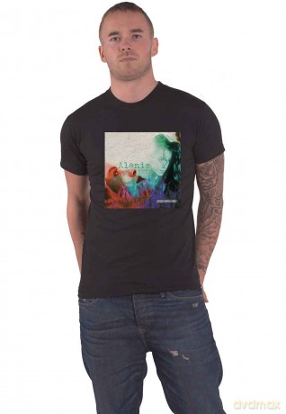 Alanis Morissette: Unisex T-Shirt: Jagged Little Pill (Black) (Large)