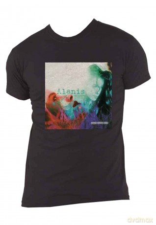 Alanis Morissette: Unisex T-Shirt: Jagged Little Pill (Black) (Large)