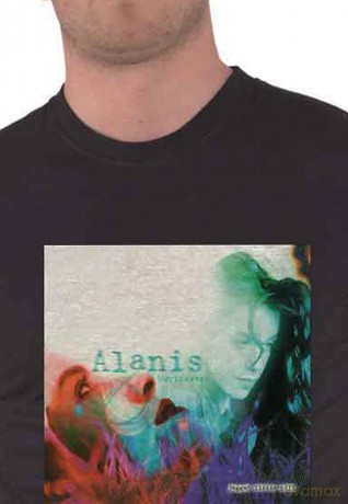Alanis Morissette: Unisex T-Shirt: Jagged Little Pill (Black) (X-Large)