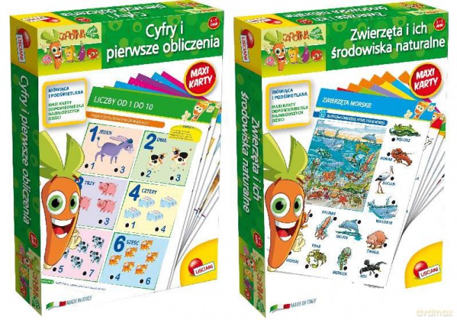 LISCIANIGIOCHI Karotka cyfry zwierzęta [ZABAWKA]