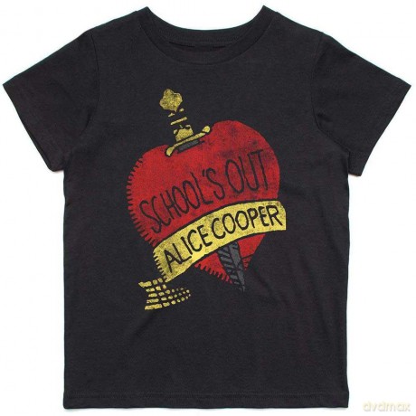 Alice Cooper: Kids T-Shirt: Schools Out (Black) (11-12 Years)