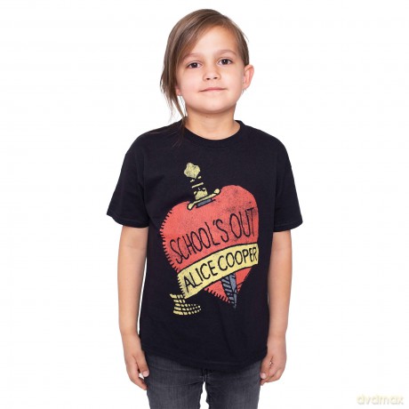 Alice Cooper: Kids T-Shirt: Schools Out (Black) (11-12 Years)