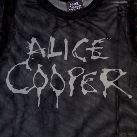 Alice Cooper: Ladies Crop Top: Dripping Logo (Black) (Mesh) (Medium)