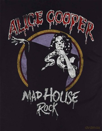 T-Shirt: Alice Cooper Men'S Tee: Mad House Rock (Medium)