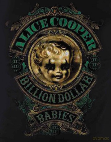 Alice Cooper: Men's Tee: Billion Dollar Baby Crest (Small)
