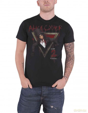 Alice Cooper: Men's Tee: Welcome to my Nightmare (Medium)