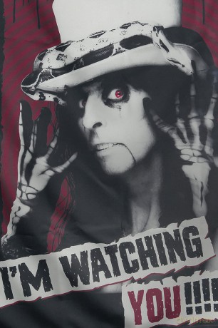 Alice Cooper: Textile Poster: I'm Watching You
