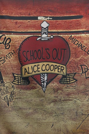 Alice Cooper: Textile Poster: Schools Out