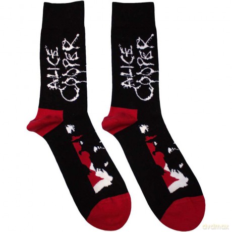 Alice Cooper: Unisex Ankle Socks: Face (Black) (UK Size 7 - 11)