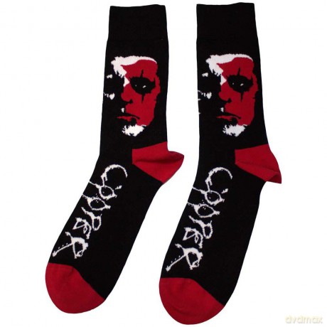 Alice Cooper: Unisex Ankle Socks: Face (Black) (UK Size 7 - 11)
