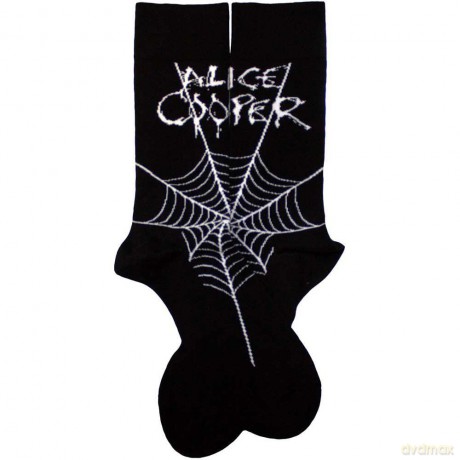 Alice Cooper: Unisex Ankle Socks: Web (Black) (UK Size 7 - 11)