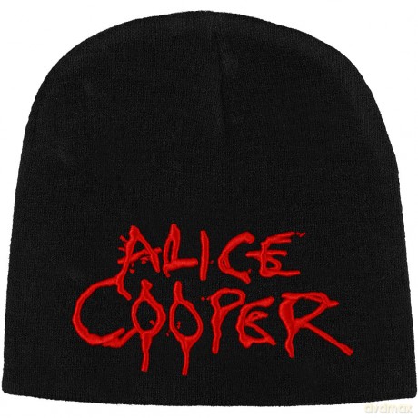 Alice Cooper: Unisex Beanie Hat: Dripping Logo