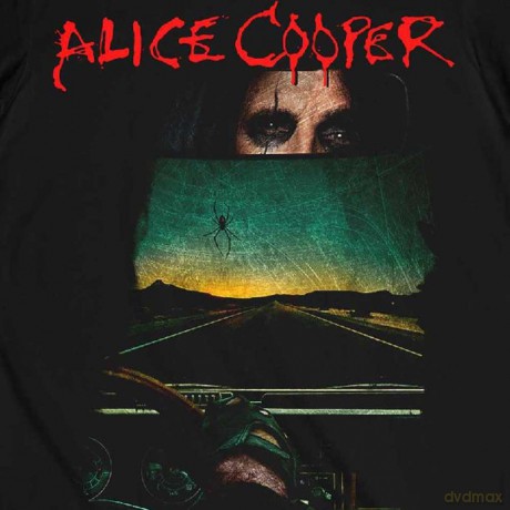 Alice Cooper: Unisex T-Shirt: Road Cover Tracklist (Black) (Back Print) (Medium)