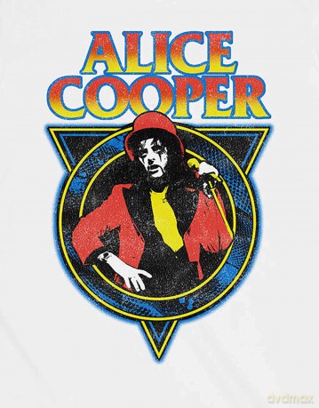Alice Cooper: Unisex T-Shirt: Snakeskin (White) (Medium)