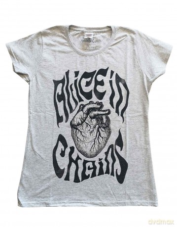 Alice In Chains: Ladies T-Shirt: Transplant (Heather Grey) (Small)