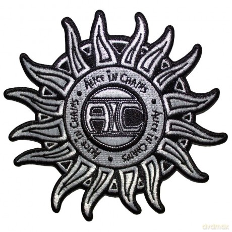 Alice In Chains: Standard Patch: Sun Logo B&W