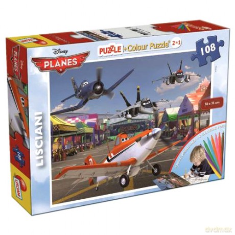 LISCIANIGIOCHI Puzzle Dwustr.108 Planes [PUZZLE]