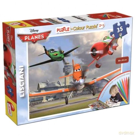 LISCIANIGIOCHI Puzzle Dwustr.35 Planes [PUZZLE]