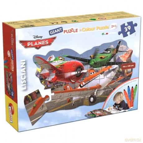 LISCIANIGIOCHI Puzzle Dwustr.39 Planes [PUZZLE]