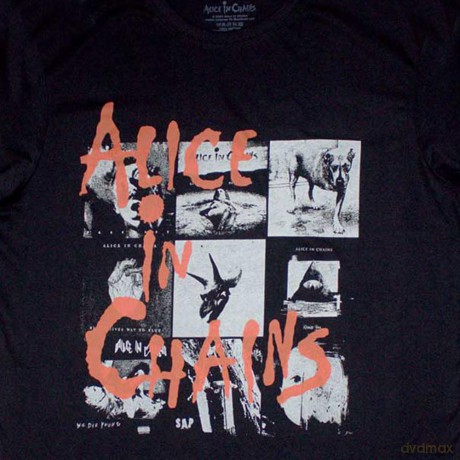 Alice In Chains: Unisex T-Shirt: Albums Montage (Black) (Medium)