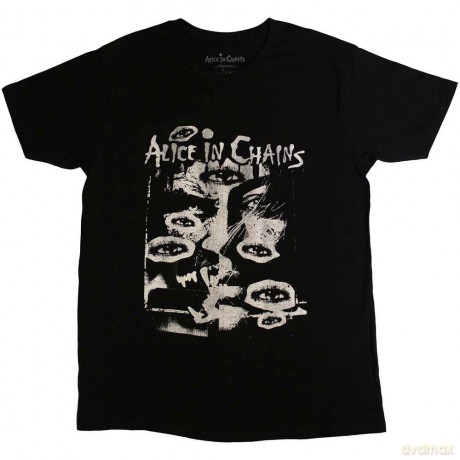 Alice In Chains: Unisex T-Shirt: All Eyes (Black) (X-Large)