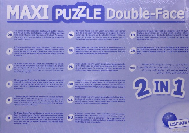 LISCIANIGIOCHI Puzzle Frozen maxi 108 el [PUZZLE]