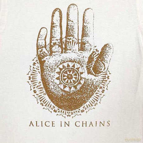 Alice In Chains: Unisex T-Shirt: Hand (Natural) (Large)
