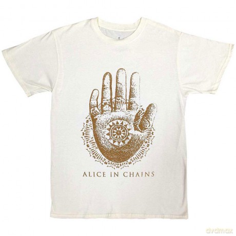 Alice In Chains: Unisex T-Shirt: Hand (Natural) (Medium)