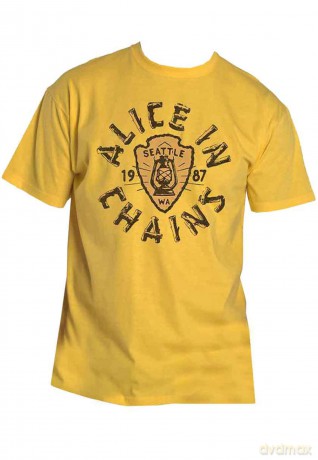 Alice In Chains: Unisex T-Shirt: Lantern (Yellow) (XX-Large)