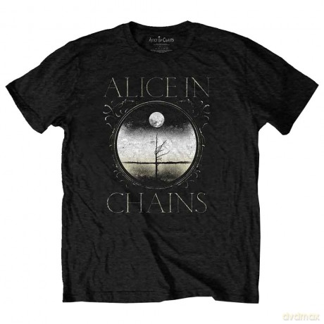 Alice In Chains: Unisex T-Shirt: Moon Tree (Black) (Back Print) (XX-Large)