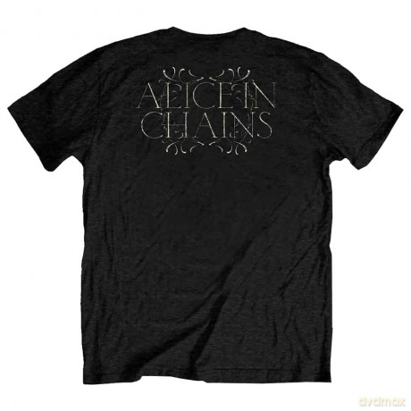 Alice In Chains: Unisex T-Shirt: Moon Tree (Black) (Back Print) (XX-Large)