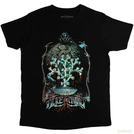 Alice In Chains: Unisex T-Shirt: Spore Planet (Black) (Small)