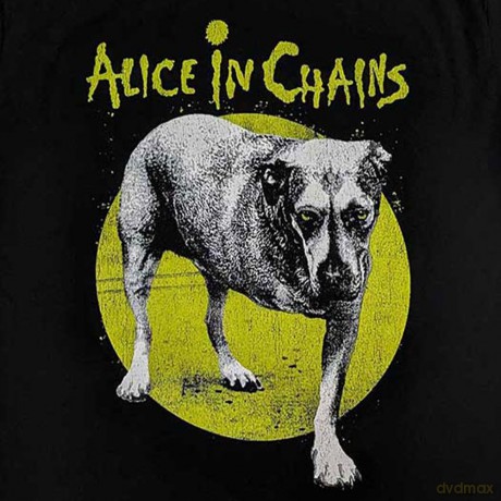 Alice In Chains: Unisex T-Shirt: Three-Legged Dog v2 (Black) (Large)