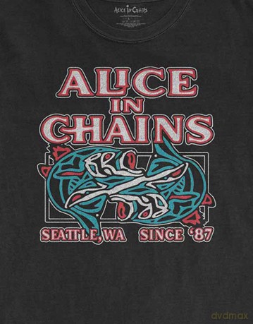 Alice In Chains: Unisex T-Shirt: Totem Fish (Black) (XX-Large)