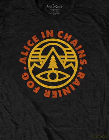 Alice In Chains: Alice in Chains Unisex T-Shirt: Pine Emblem (Black) (Medium)