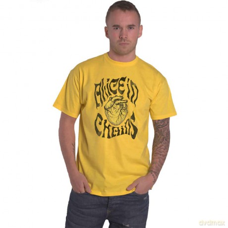 Alice In Chains: Alice in Chains Unisex T-Shirt: Transplant (Yellow) (XX-Large)