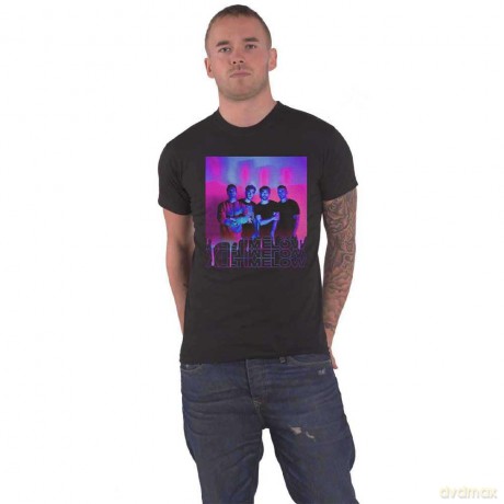 All Time Low: Unisex T-Shirt: Blurry Monster (Black) (Back Print) (Small)
