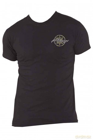 All Time Low: Unisex T-Shirt: Wake Up Sunshine Track List (Black) (Back Print) (Large)