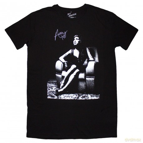 Amy Winehouse: Ladies T-Shirt Dress: Chair (Black) (Medium)
