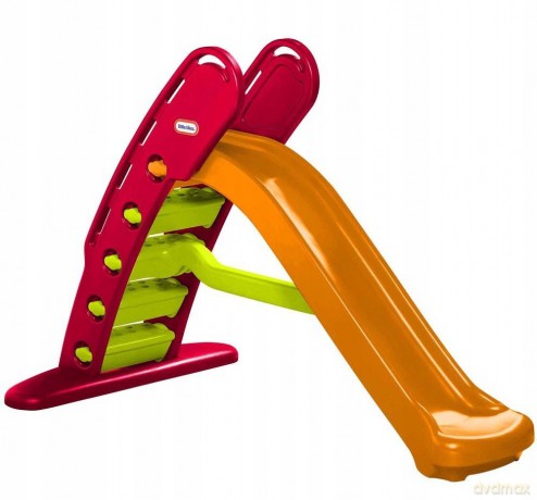 Wielka zjeżdżalnia pomarańczowa Little Tikes