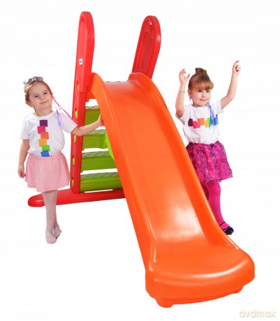 Wielka zjeżdżalnia pomarańczowa Little Tikes