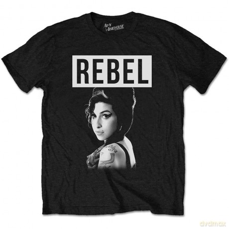 Amy Winehouse: Men's Tee: Rebel (Large)