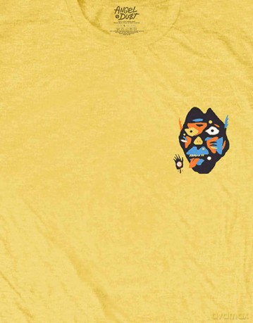 Angel Dust: Unisex T-Shirt: Creature (Yellow) (Back Print) (Small)
