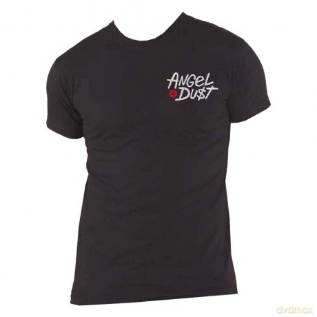 Angel Dust: Unisex T-Shirt: Mouth Repeat (Black) (Back Print) (Medium)