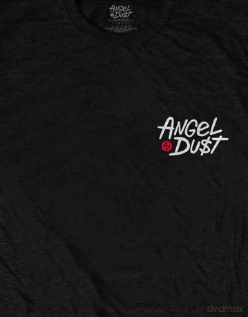 Angel Dust: Unisex T-Shirt: Mouth Repeat (Black) (Back Print) (Small)