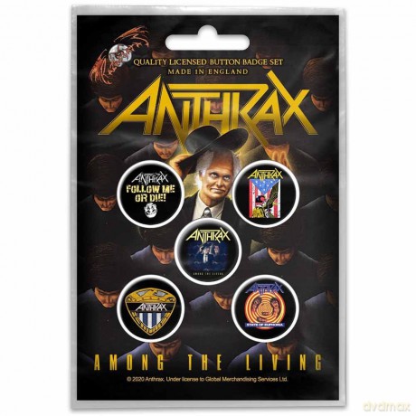 Anthrax: Button Badge Pack: Among the Living