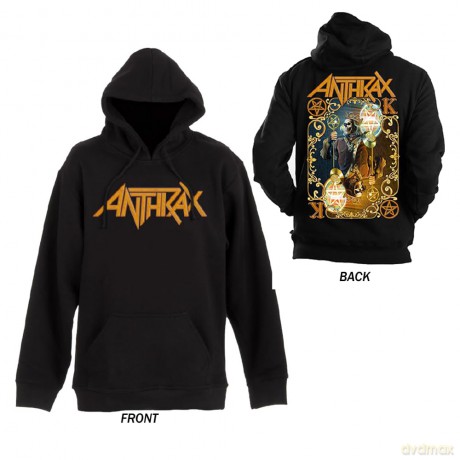 Anthrax: Men's Pullover Hoodie: Evil Twin (Small) with Back Printing