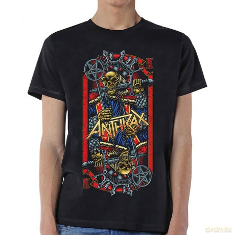 Anthrax: Men's Tee: Evil King (Medium)