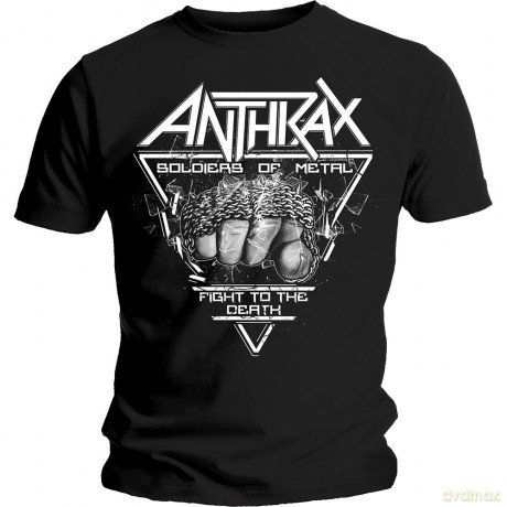 Anthrax: Men's Tee: Soldier of Metal FTD (Large)