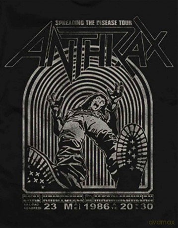 Anthrax: Men's Tee: Spreading the disease (Medium)